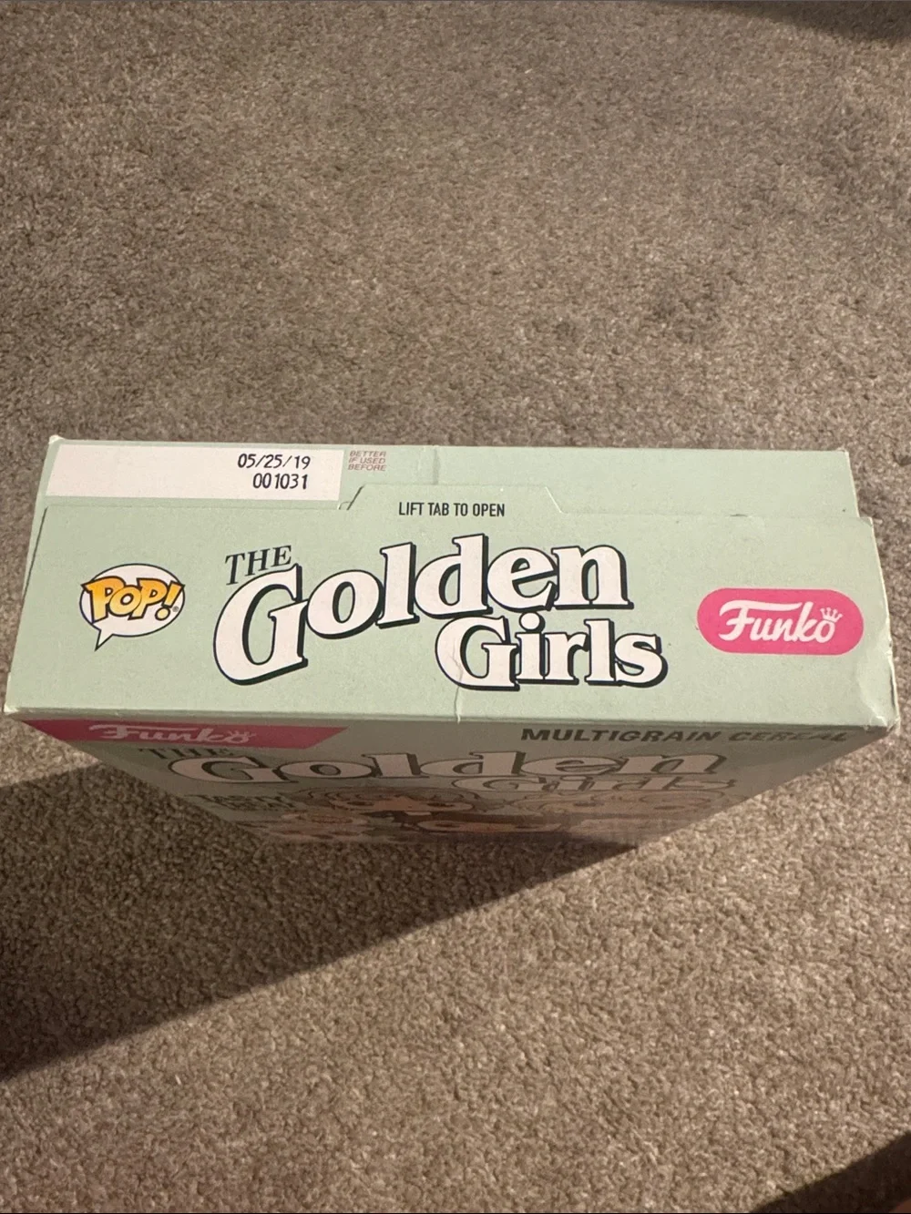 Funko Golden Girls FunkO's Cereal Box - Mint Green & Pink